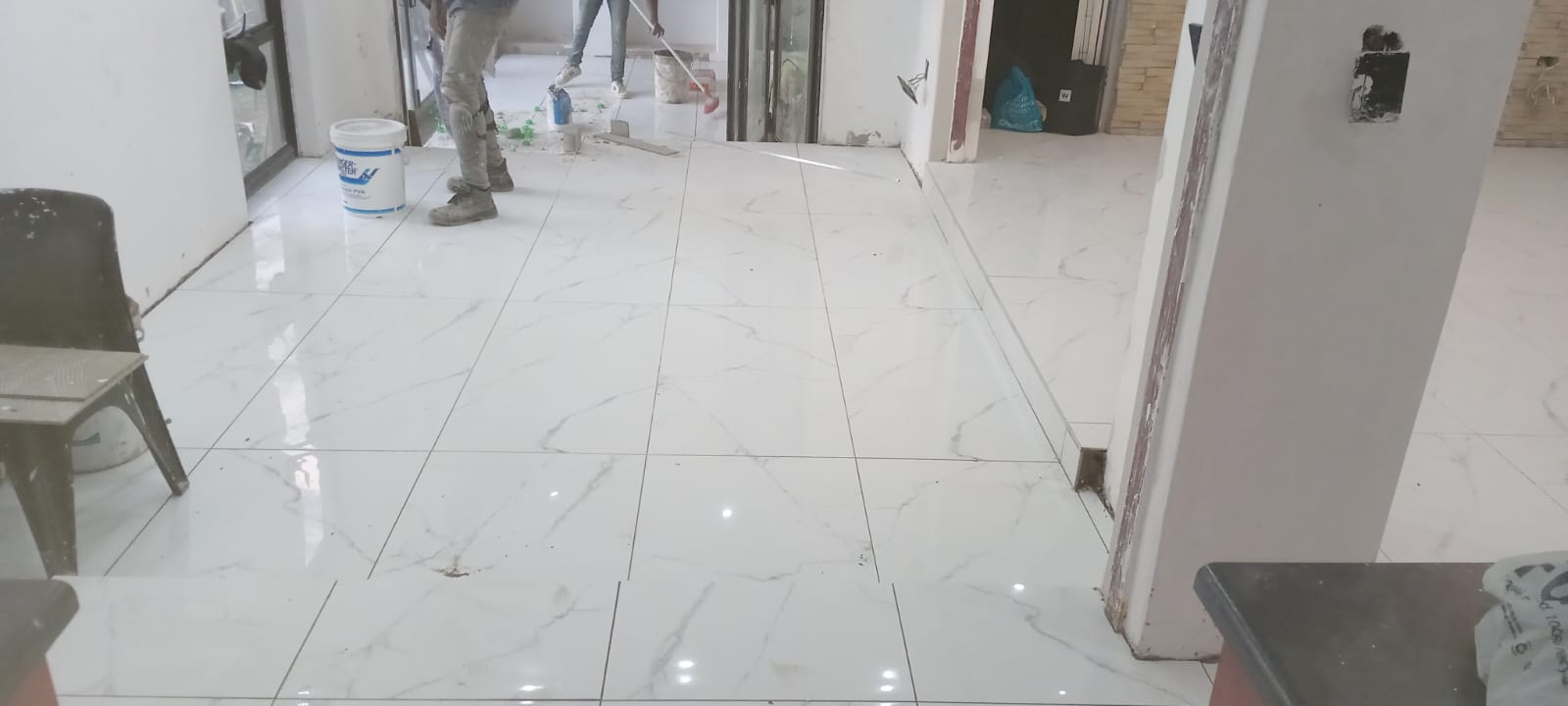 Completed tiling